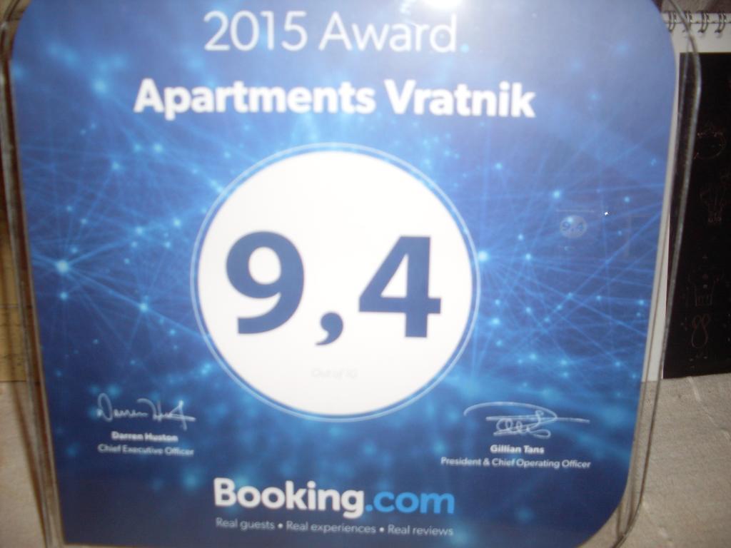 Apartments Vratnik SJJ Exteriör bild